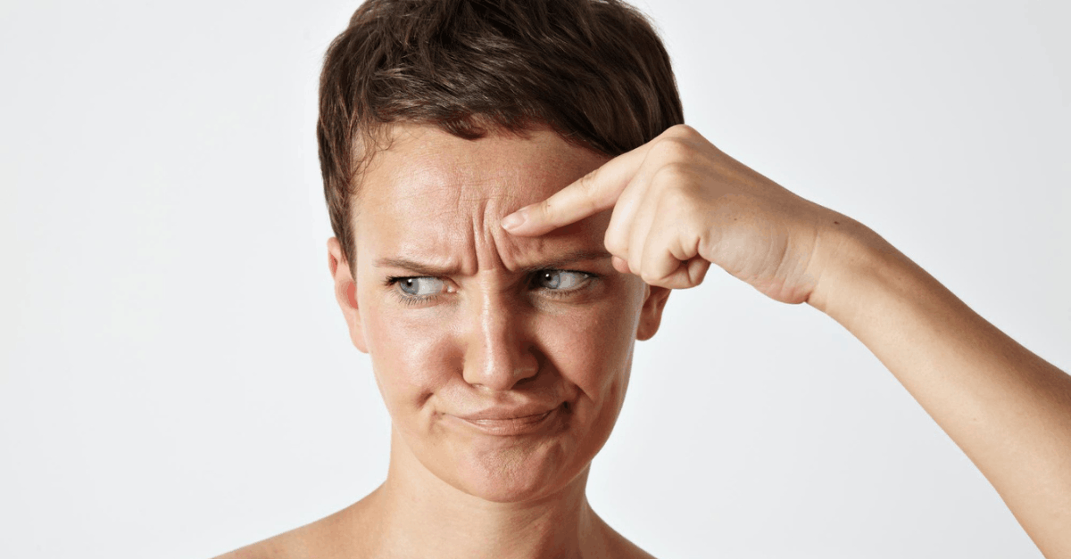 Wrinkles and Fine Line on Forehead