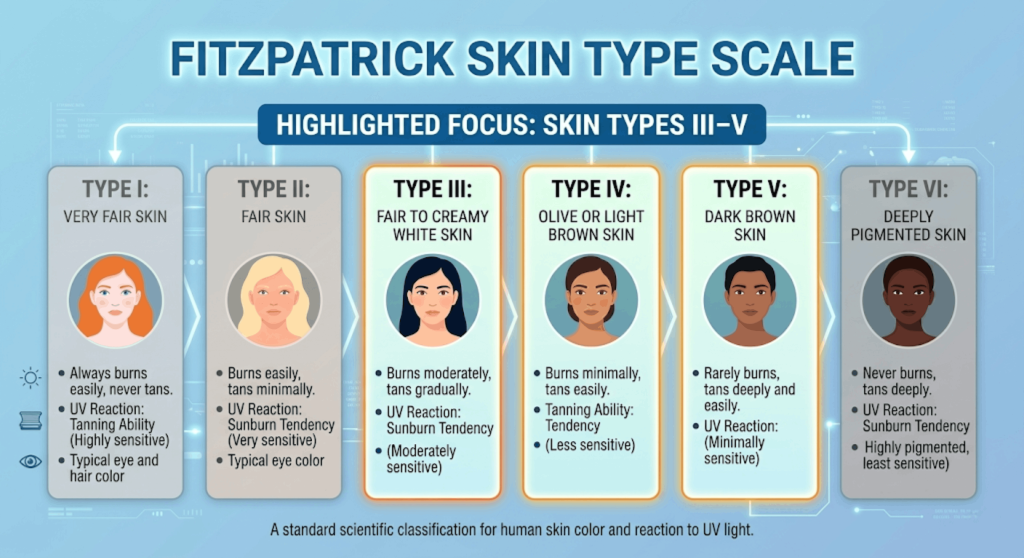 Fitzpatrick Skin Type Scale